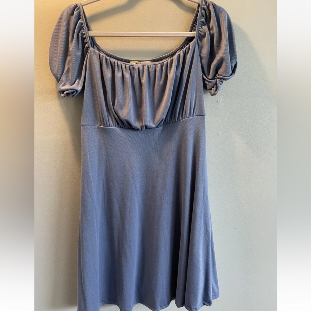 NEW: W/ Tags Mike And Joey Dress, Large, Light Blue